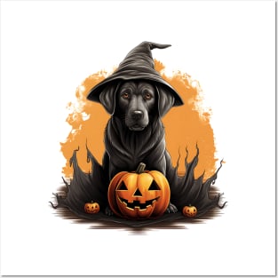 Halloween Labrador Retriever Dog #4 Posters and Art